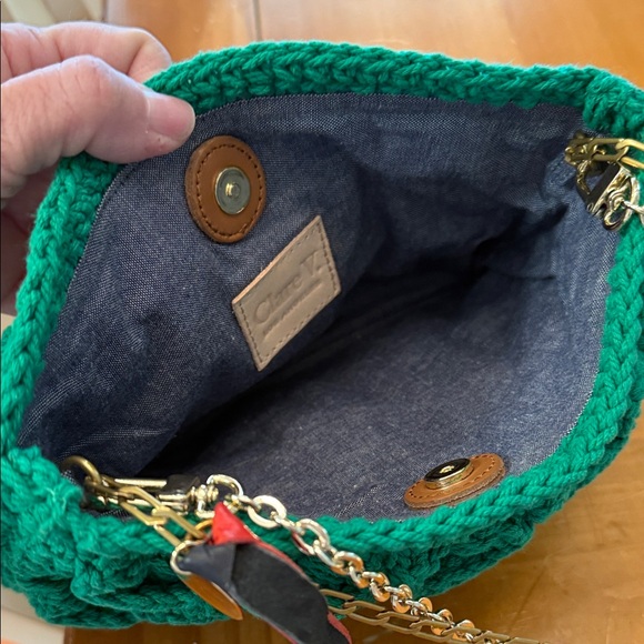 Clare V Green Crochet Shoulder Bag - Picture 3 of 4